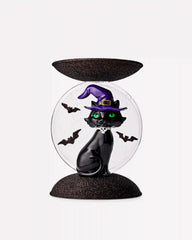 Light-up Cat and Moon Pedestal
